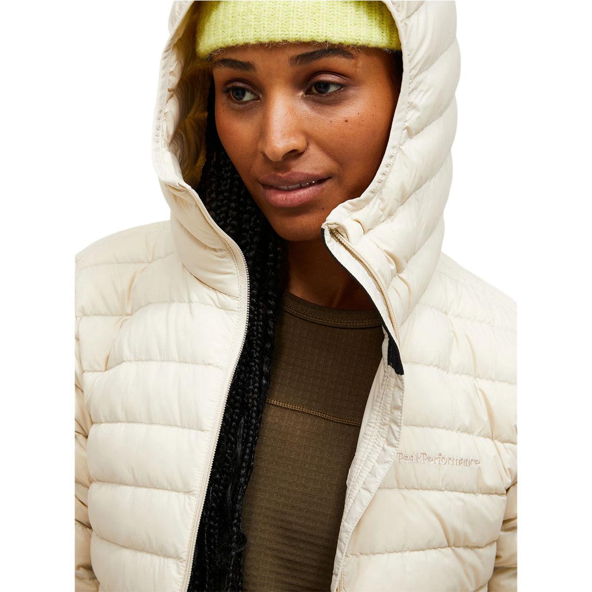 Peak Performance Down Liner Hood Dunjakke Dame SAND FOG