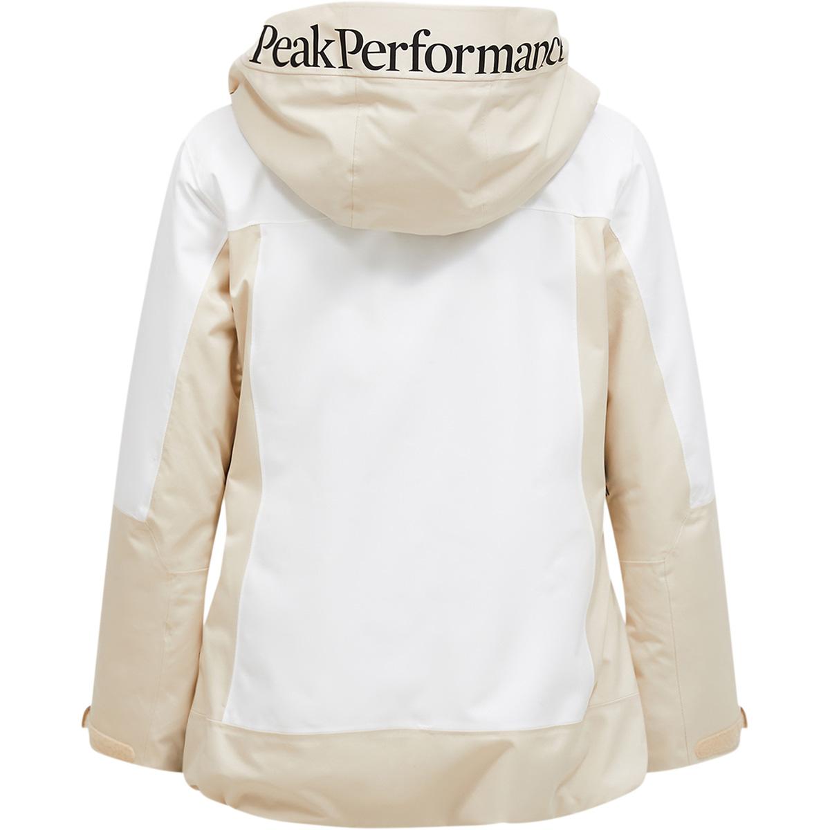 Peak Performance Rider Tech Insulated Skijakke Dame SAND FOG-OFF WHITE