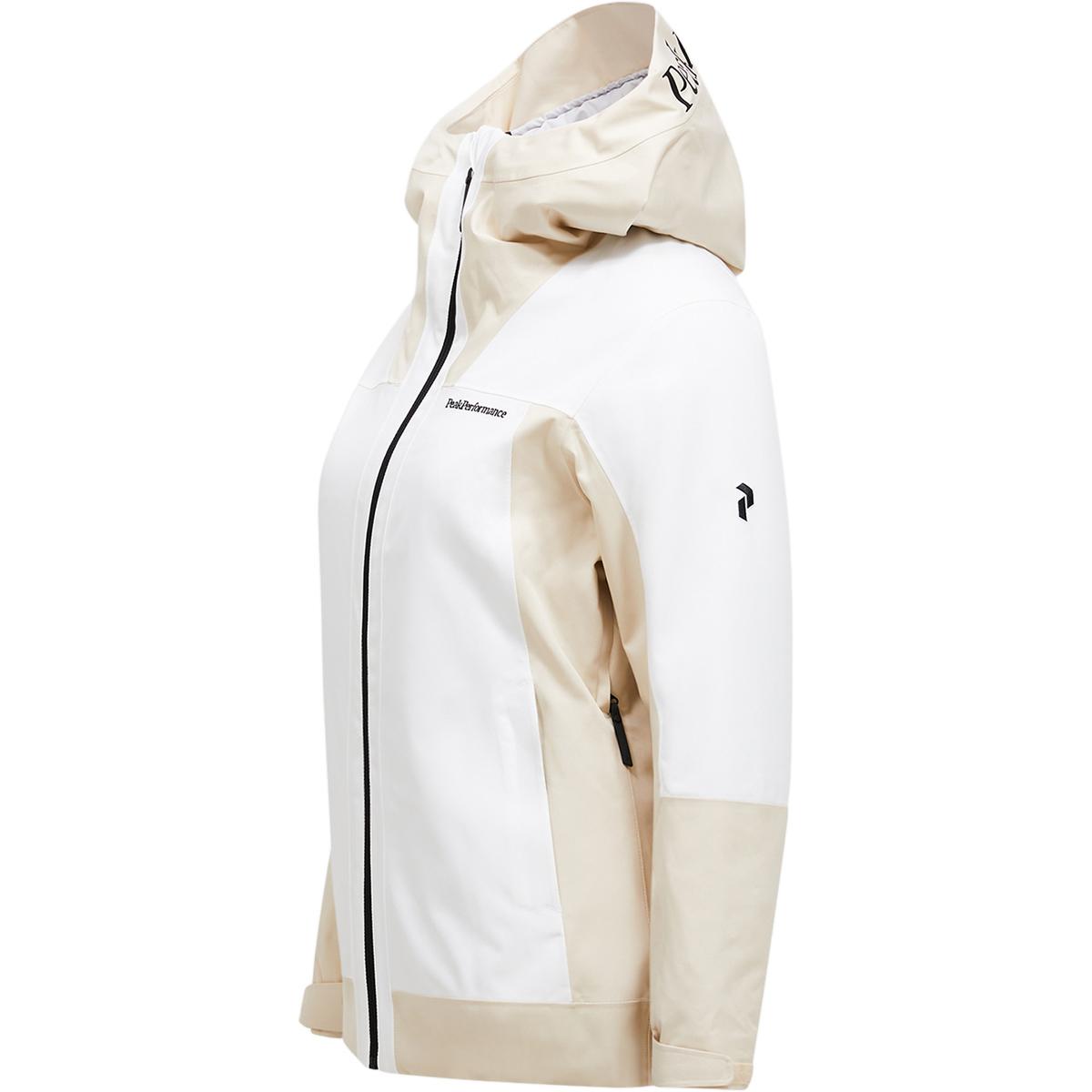 Peak Performance Rider Tech Insulated Skijakke Dame SAND FOG-OFF WHITE
