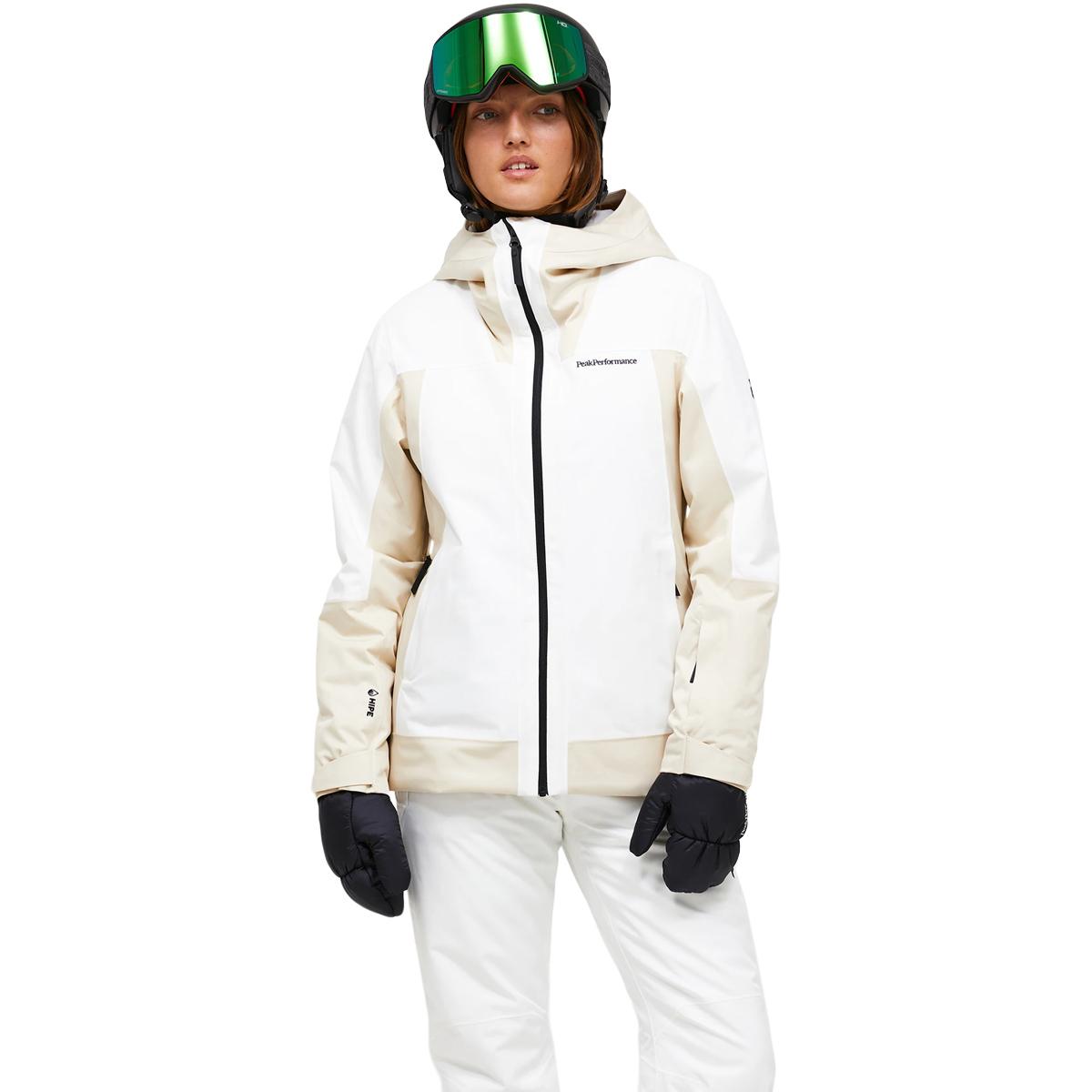 Peak Performance Rider Tech Insulated Skijakke Dame SAND FOG-OFF WHITE