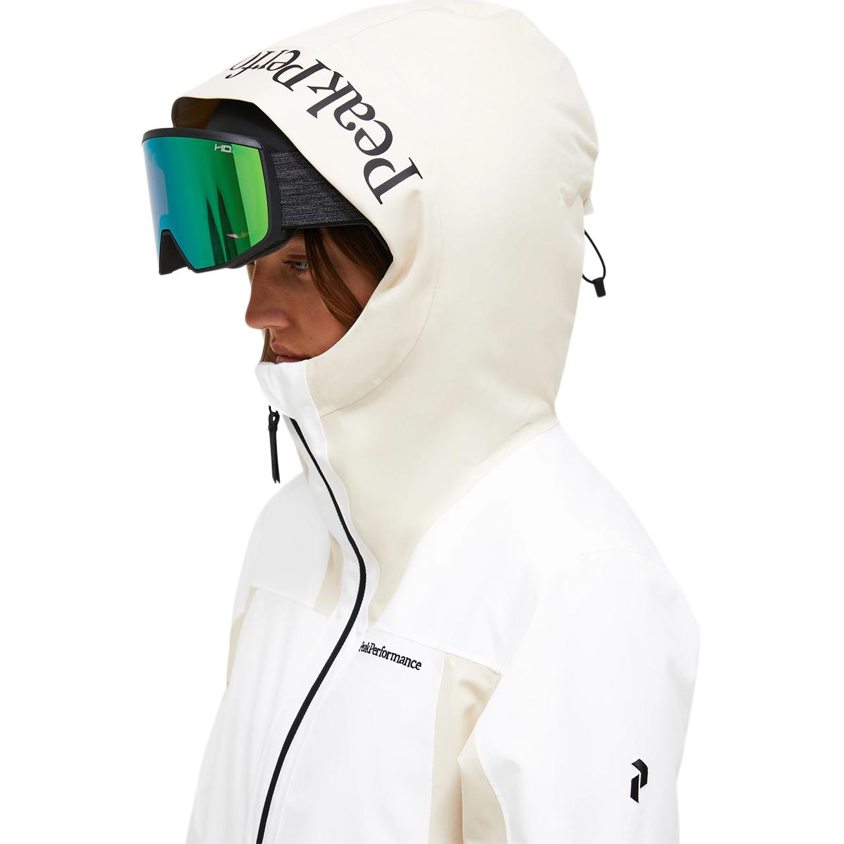 Peak Performance Rider Tech Insulated Skijakke Dame SAND FOG-OFF WHITE