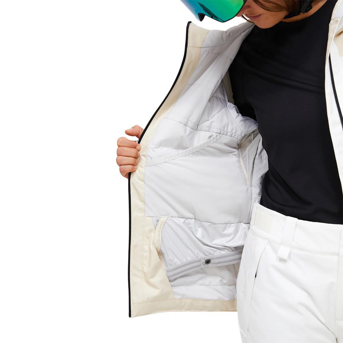 Peak Performance Rider Tech Insulated Skijakke Dame SAND FOG-OFF WHITE