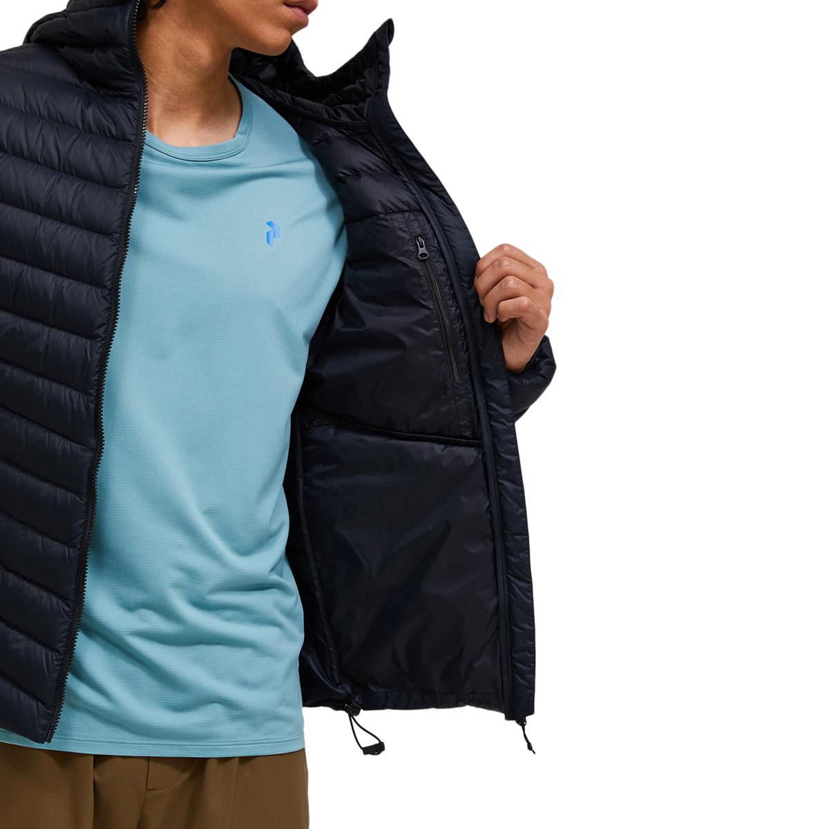 Peak Performance Frost Down Hood Dunjakke Herre BLACK
