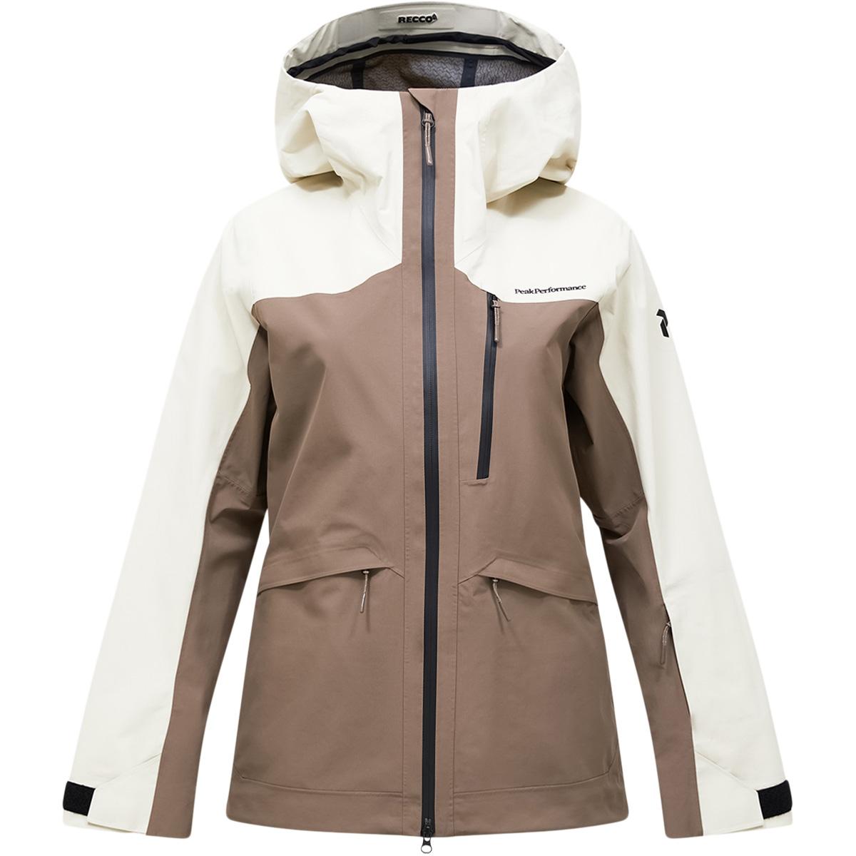 Peak Performance Vertec 3L Skijakke Dame Terrain Tan/SAND FOG/