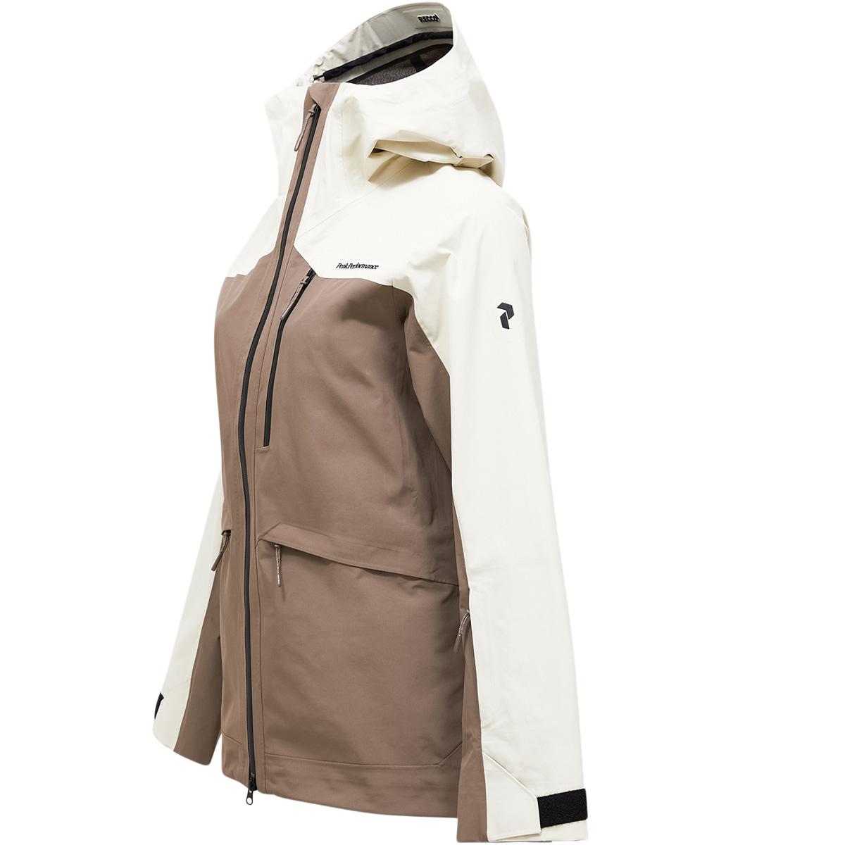 Peak Performance Vertec 3L Skijakke Dame Terrain Tan/SAND FOG/