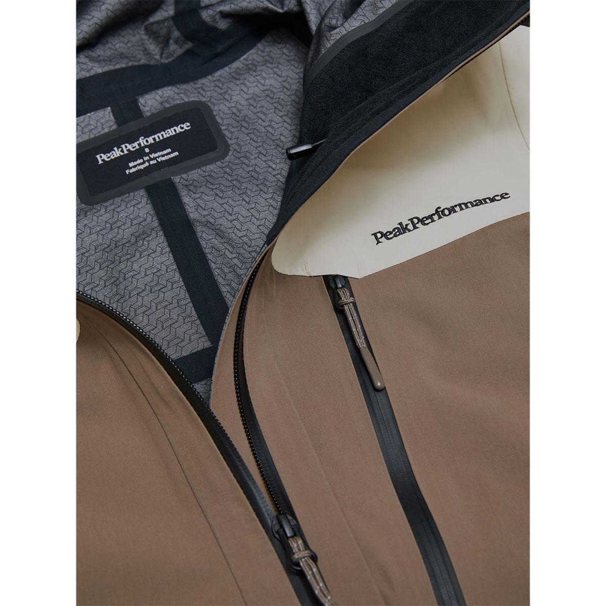 Peak Performance Vertec 3L Skijakke Dame Terrain Tan/SAND FOG/
