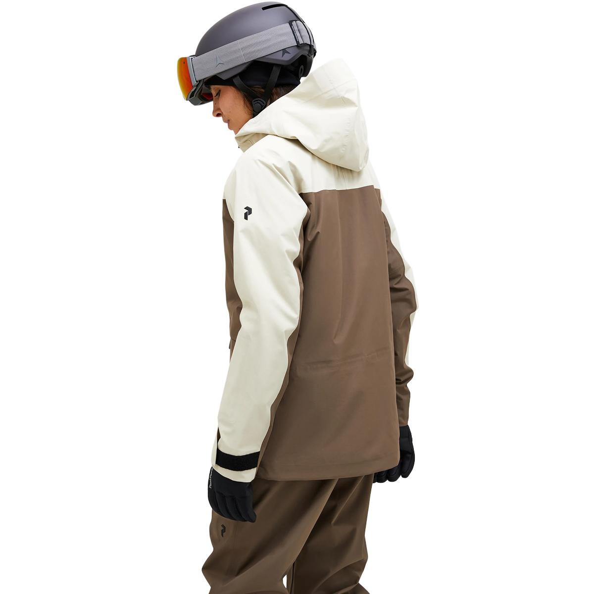 Peak Performance Vertec 3L Skijakke Dame Terrain Tan/SAND FOG/