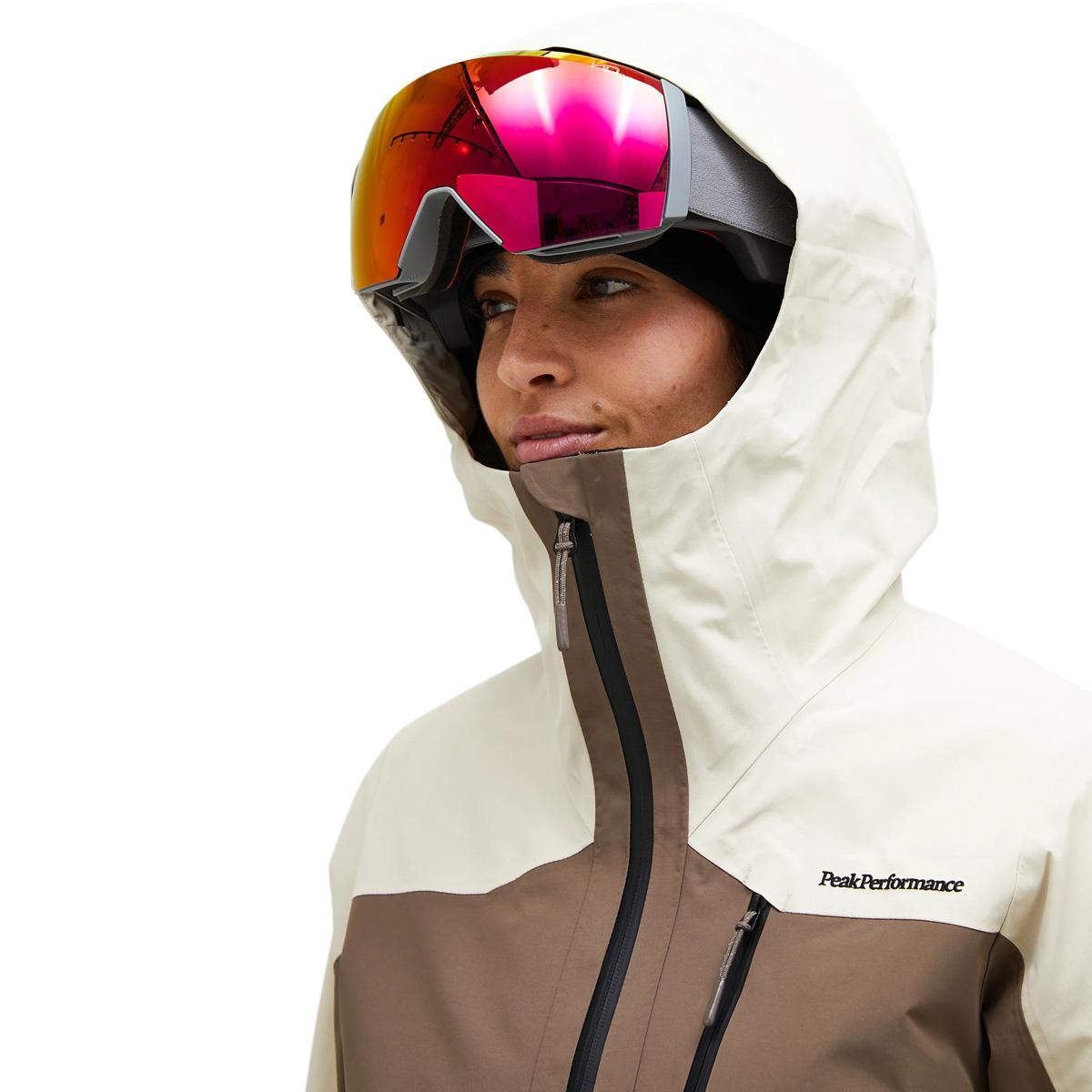 Peak Performance Vertec 3L Skijakke Dame Terrain Tan/SAND FOG/