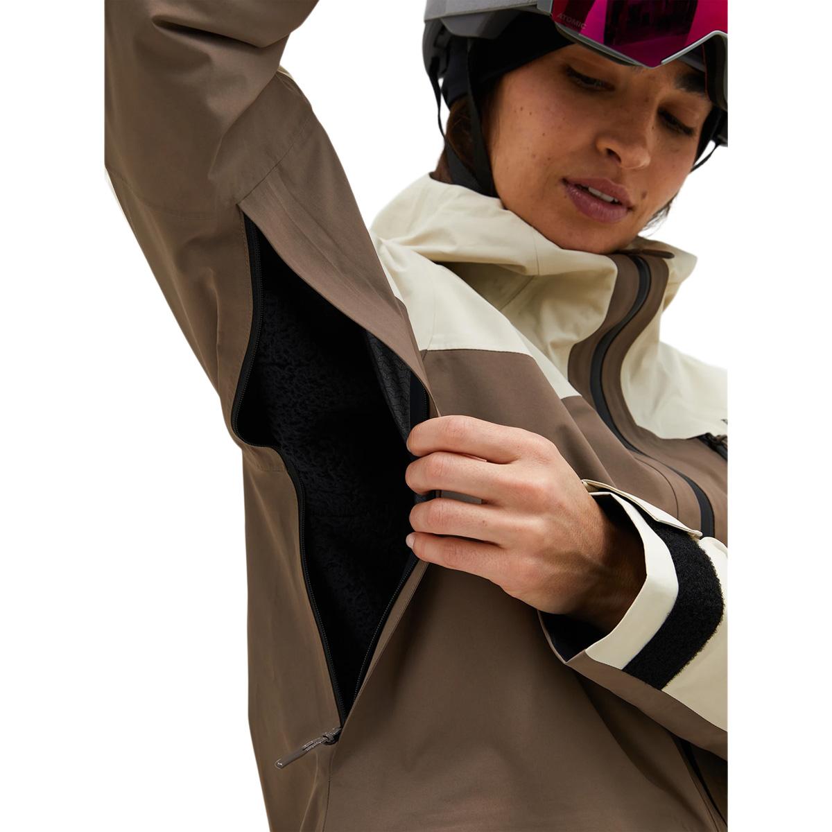 Peak Performance Vertec 3L Skijakke Dame Terrain Tan/SAND FOG/
