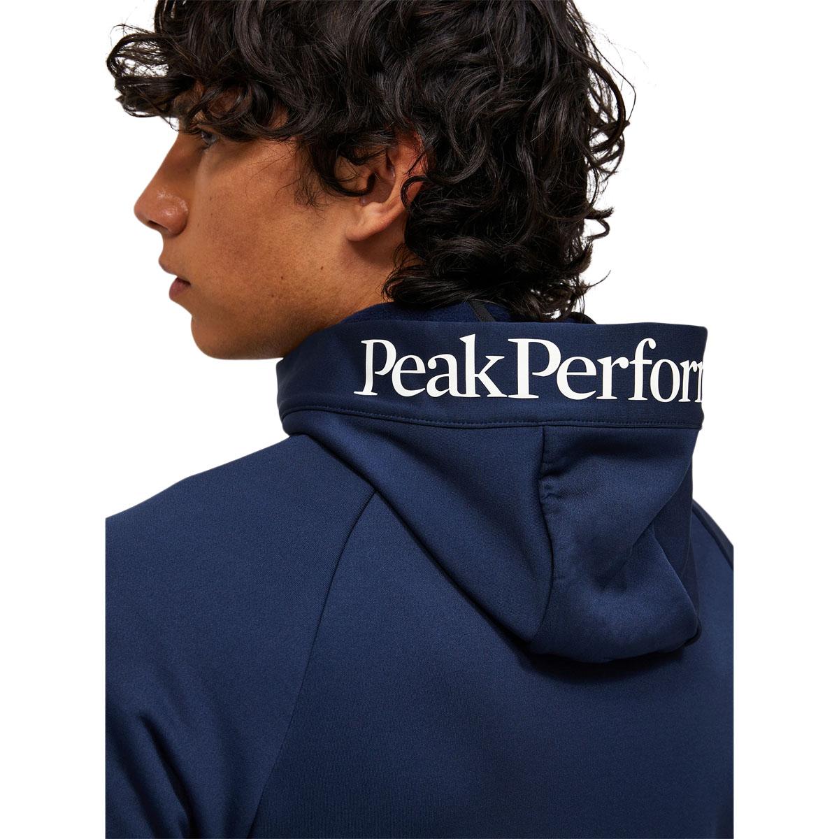 Peak Performance Rider Essentials Full Zip Hættetrøje Herre Navy