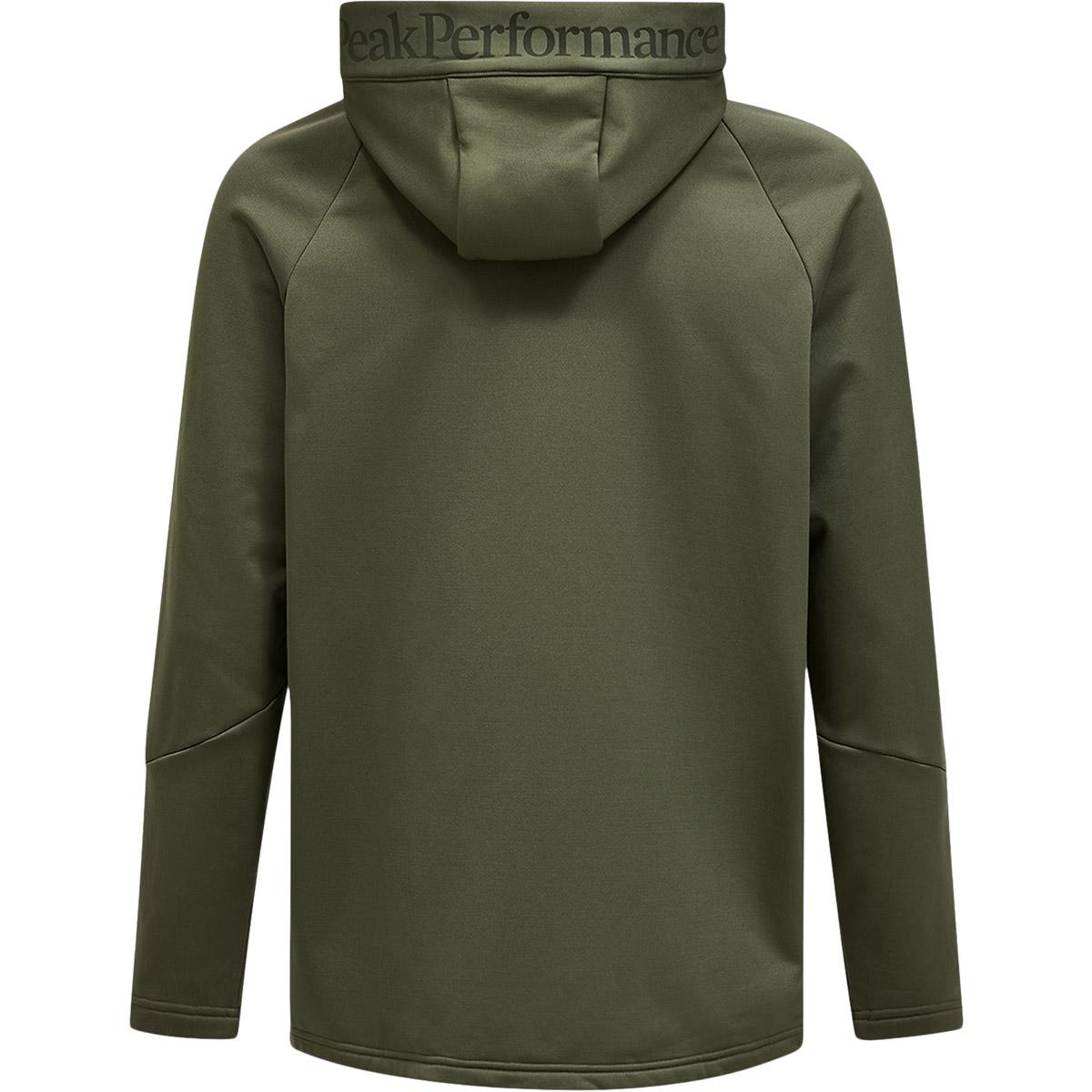 Peak Performance Rider Essentials Full Zip Hættetrøje Herre PINE NEEDLE