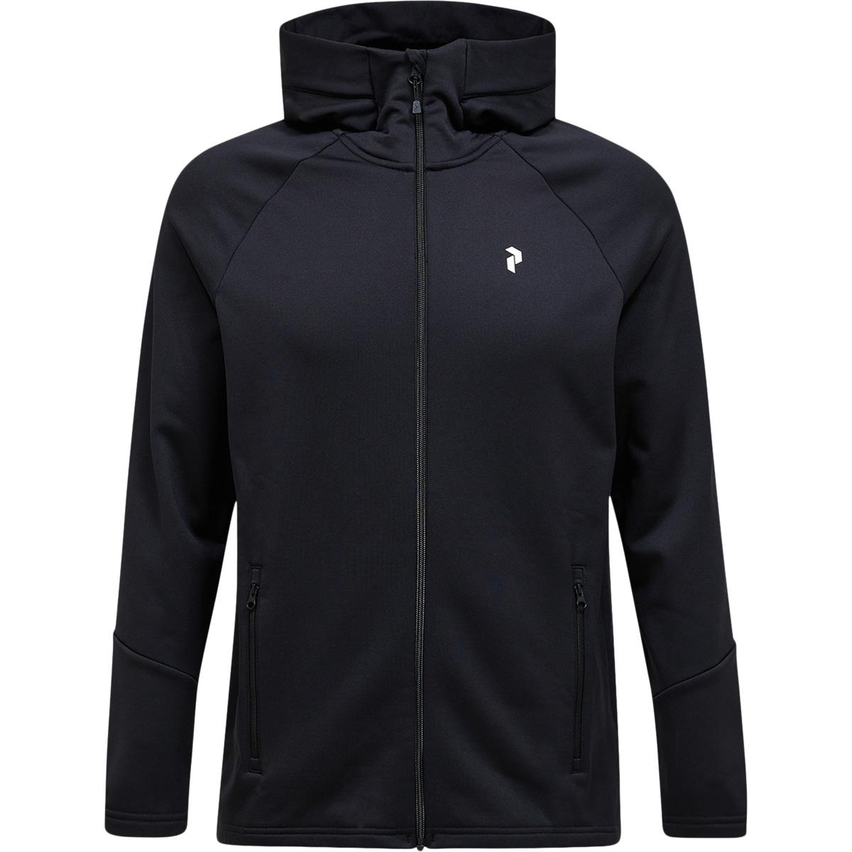 Peak Performance Rider Essentials Full Zip Hættetrøje Herre Black
