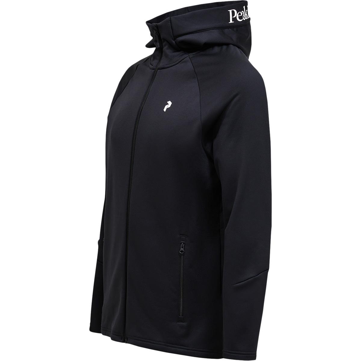 Peak Performance Rider Essentials Full Zip Hættetrøje Herre Black