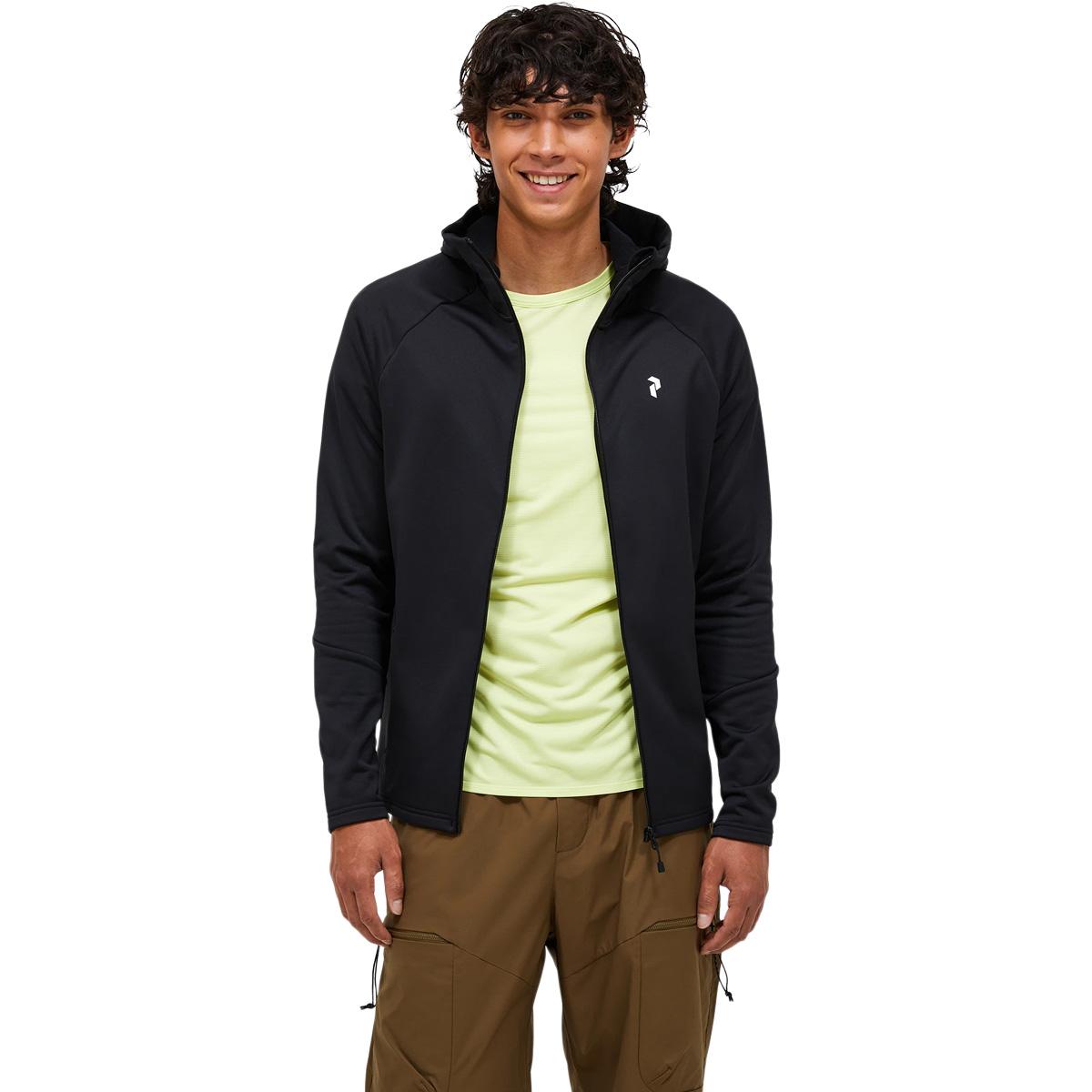 Peak Performance Rider Essentials Full Zip Hættetrøje Herre Black