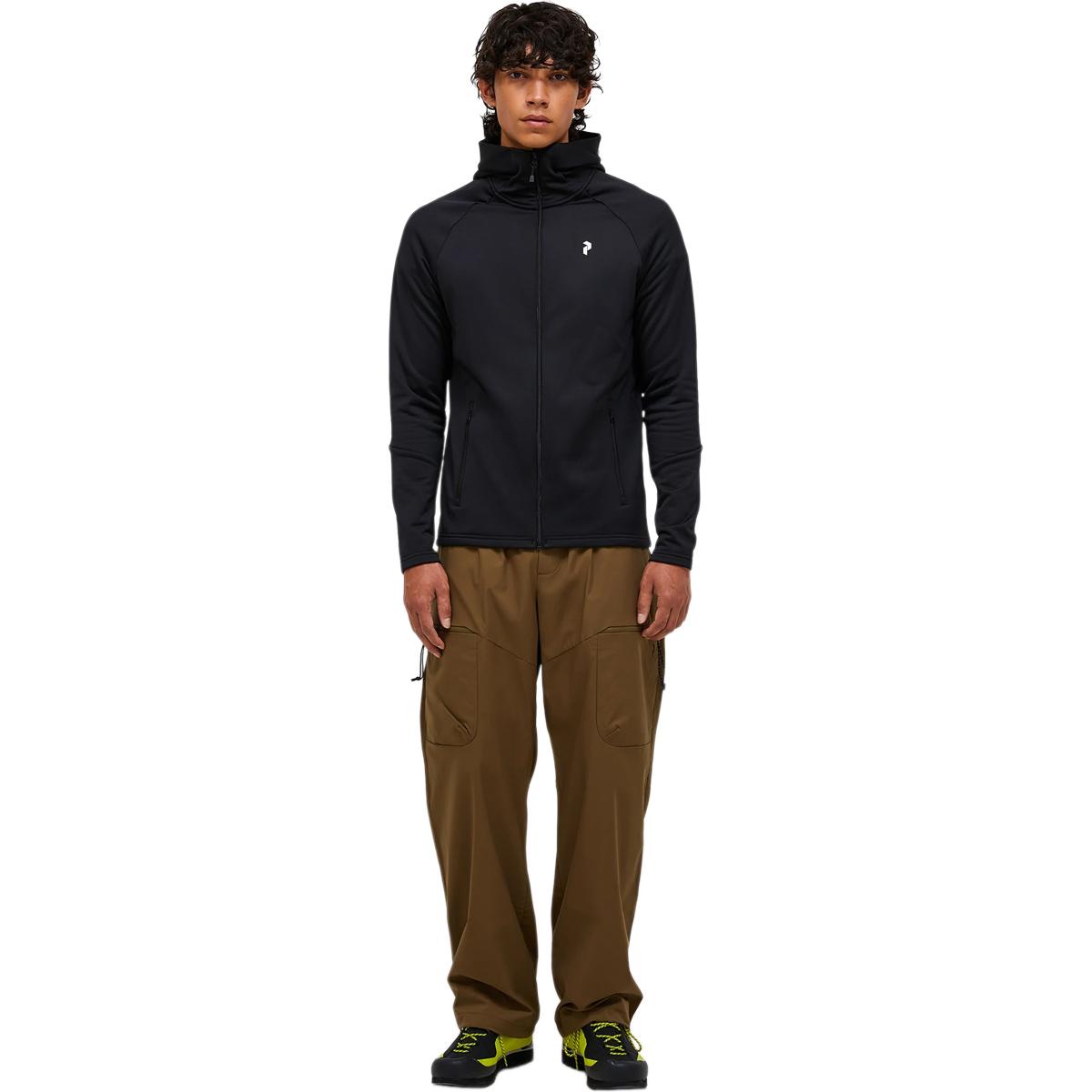 Peak Performance Rider Essentials Full Zip Hættetrøje Herre Black