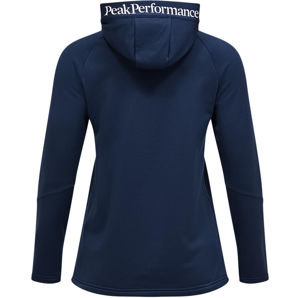 Peak Performance Rider Essentials Full Zip Hættetrøje Dame BLUE SHADOW