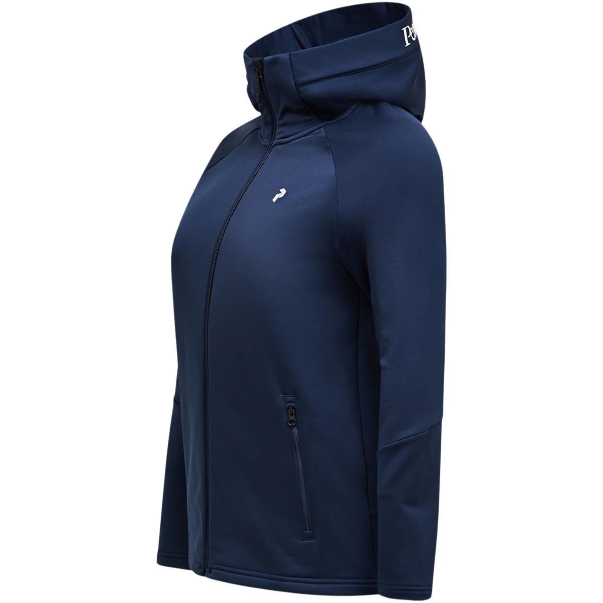 Peak Performance Rider Essentials Full Zip Hættetrøje Dame BLUE SHADOW
