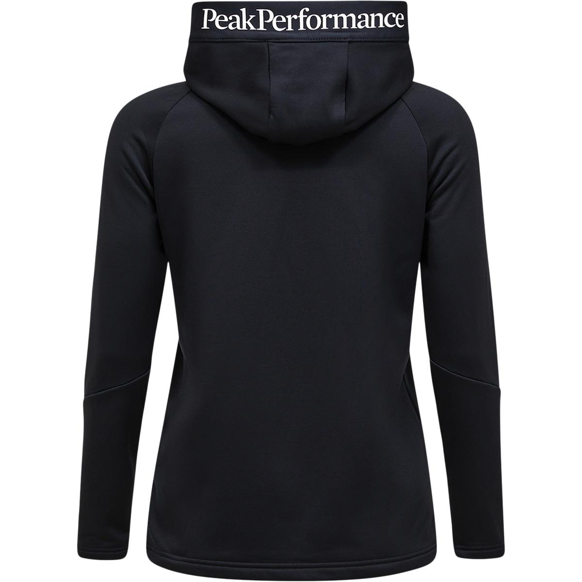 Peak Performance Rider Essentials Full Zip Hættetrøje Dame Black