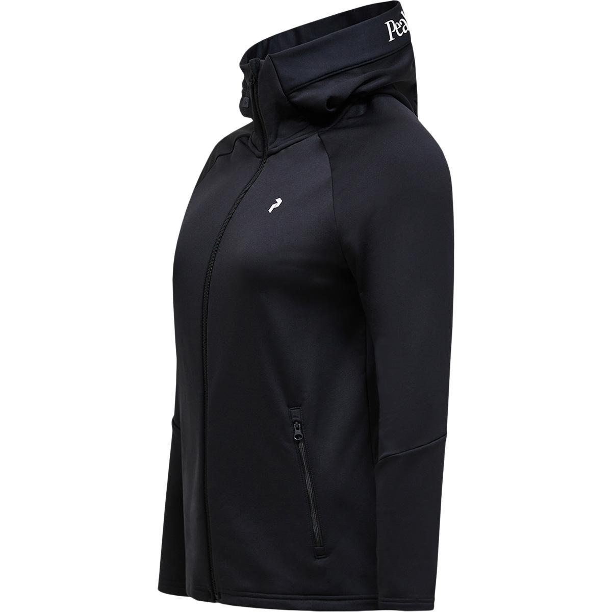 Peak Performance Rider Essentials Full Zip Hættetrøje Dame Black