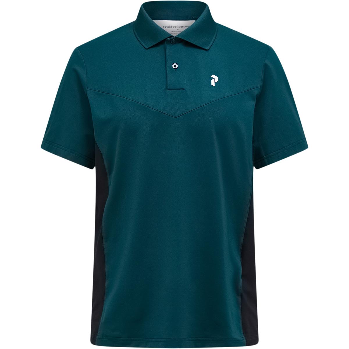 Peak Performance Swift Polo T-shirt Herre PONDEROSA PINE-BLACK