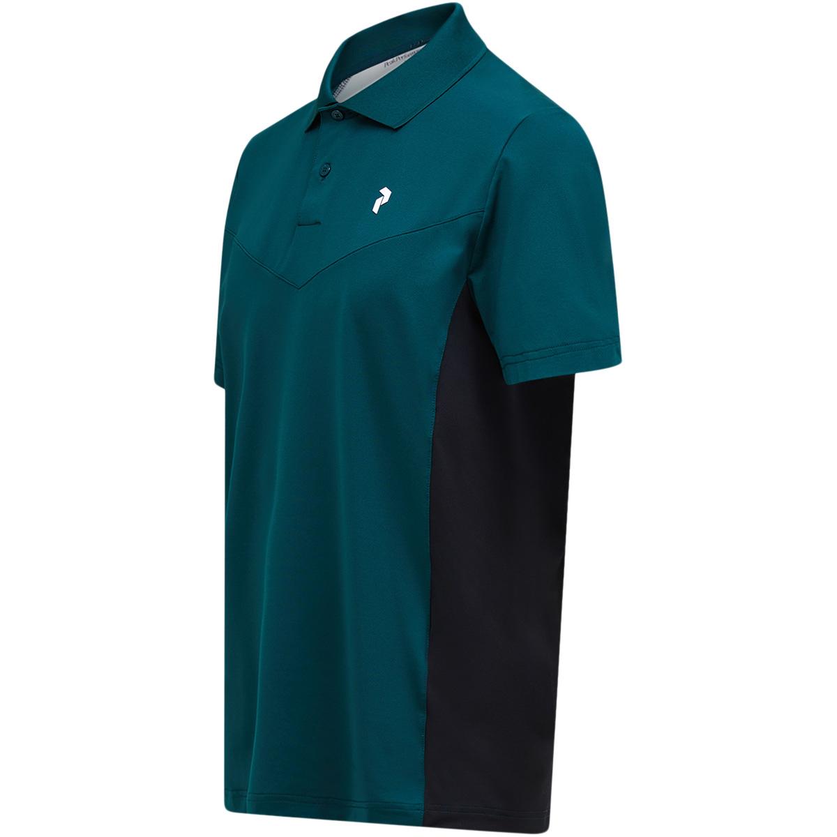 Peak Performance Swift Polo T-shirt Herre PONDEROSA PINE-BLACK