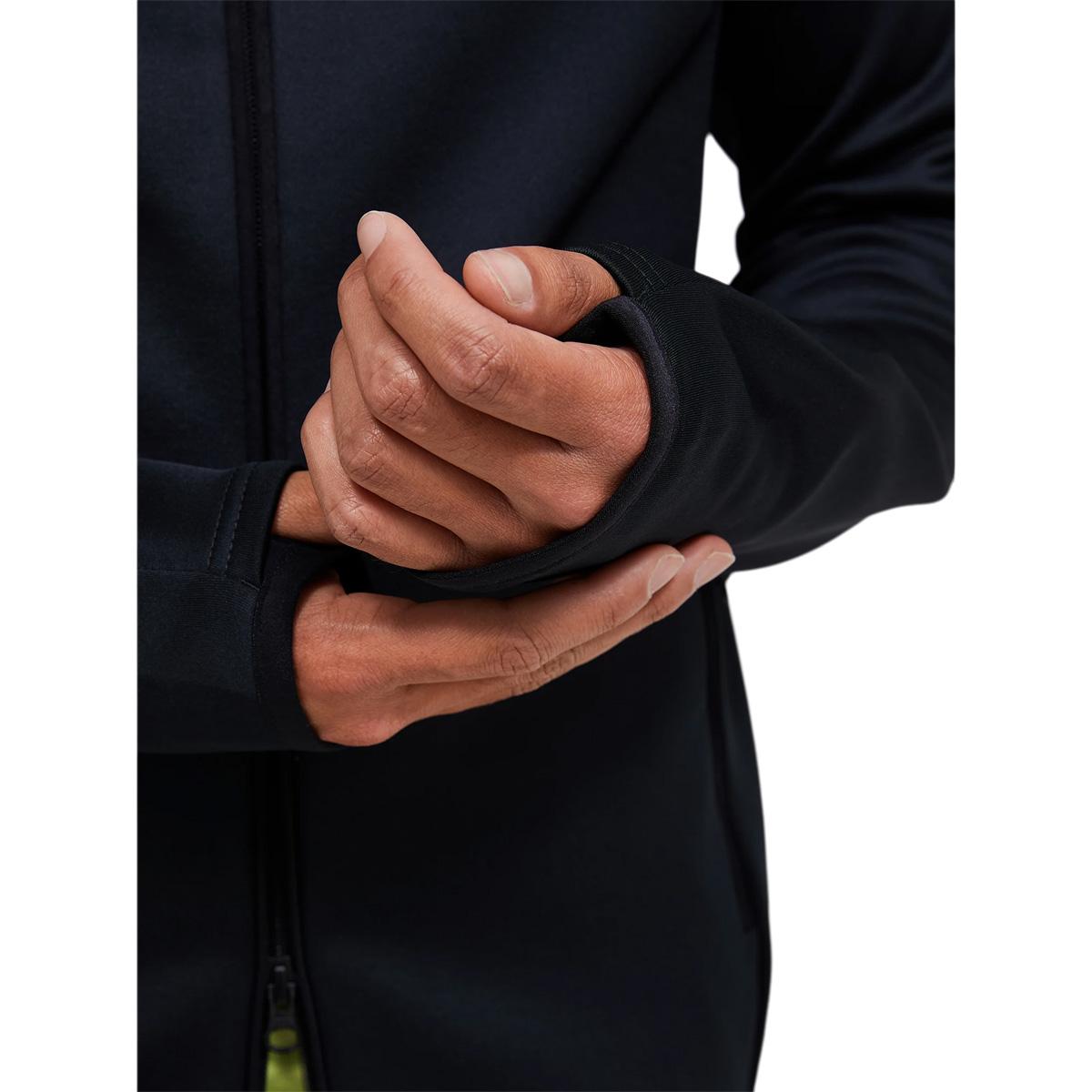 Peak Performance Zip Hood Midlayer Trøje Herre BLACK