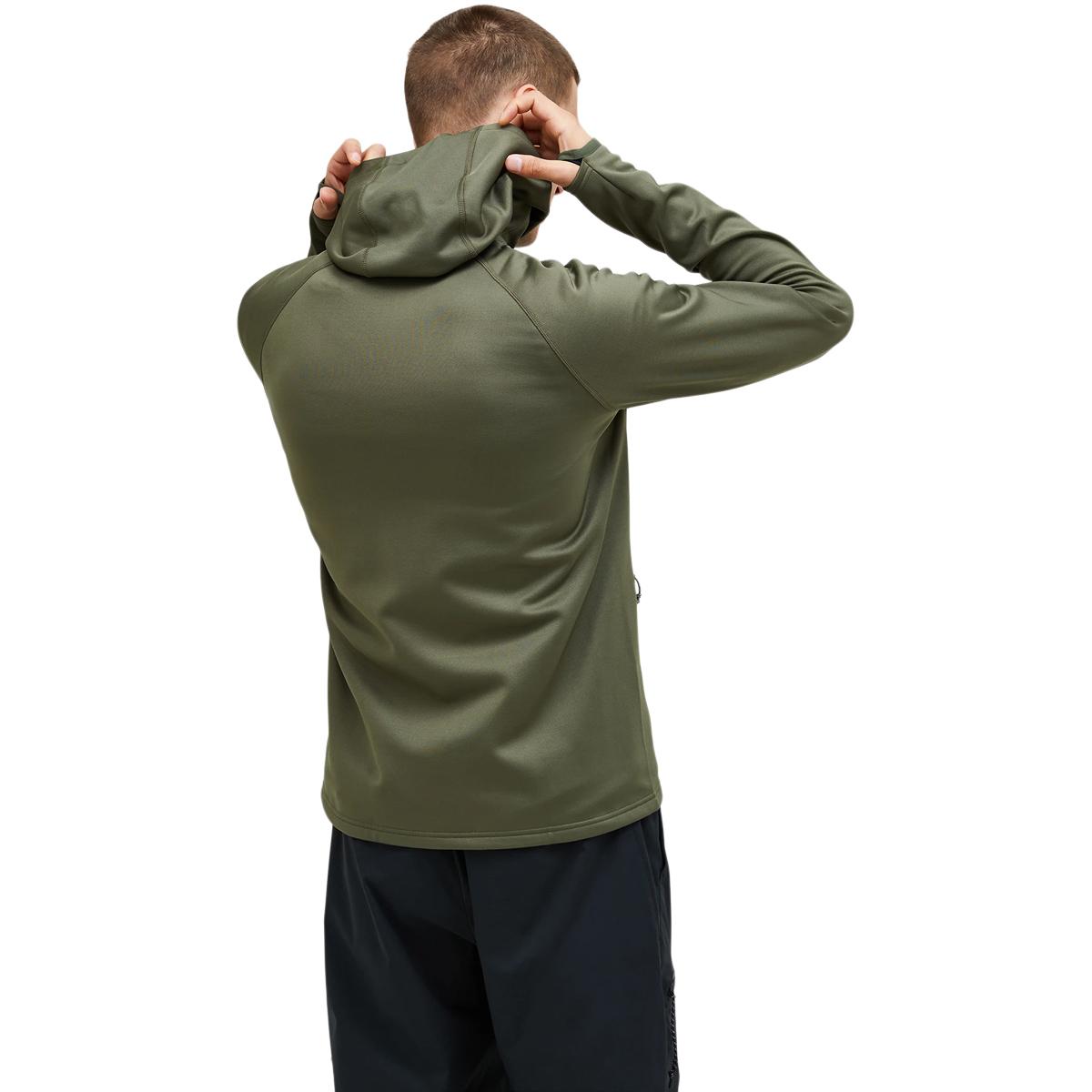 Peak Performance Zip Hood Midlayer Trøje Herre PINE NEEDLE