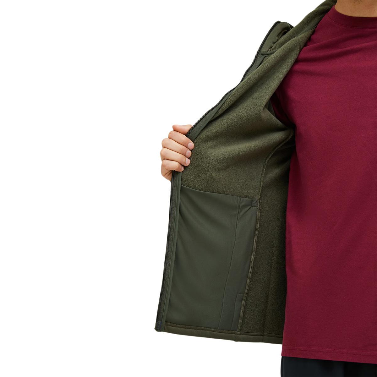 Peak Performance Zip Hood Midlayer Trøje Herre PINE NEEDLE
