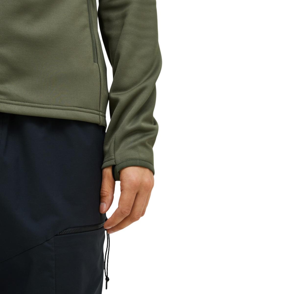 Peak Performance Zip Hood Midlayer Trøje Herre PINE NEEDLE