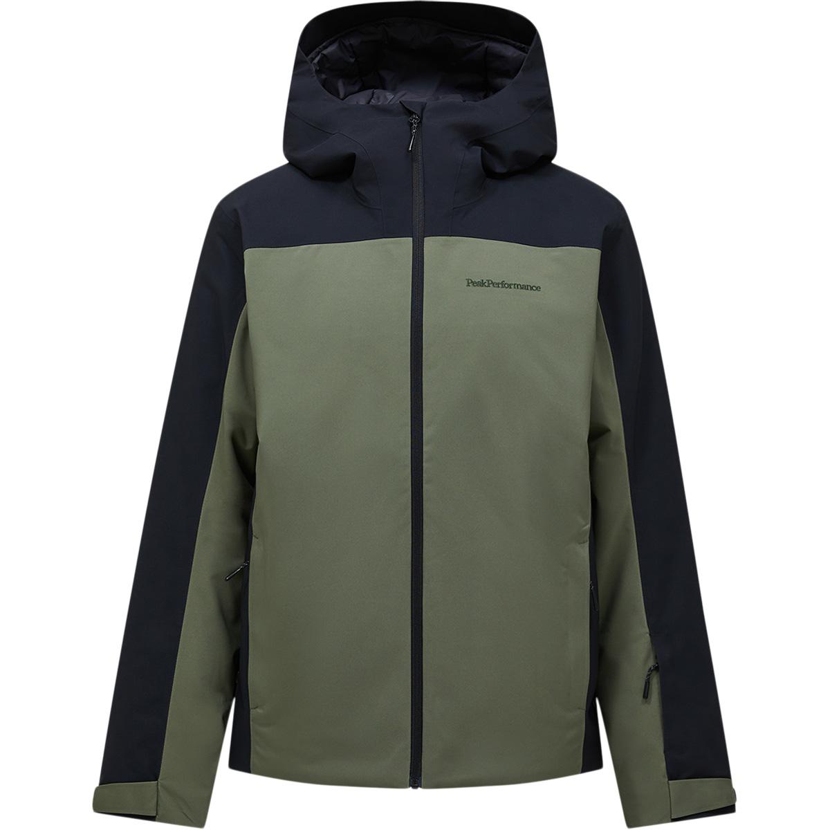 Peak Performance Maroon Blocked Insulate Skijakke Herre PINE NEEDLE/BLACK/