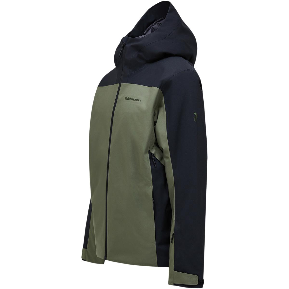 Peak Performance Maroon Blocked Insulate Skijakke Herre PINE NEEDLE/BLACK/