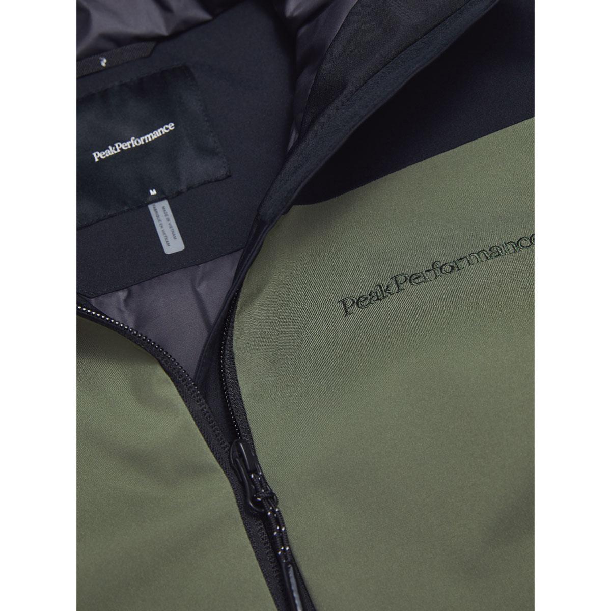 Peak Performance Maroon Blocked Insulate Skijakke Herre PINE NEEDLE/BLACK/