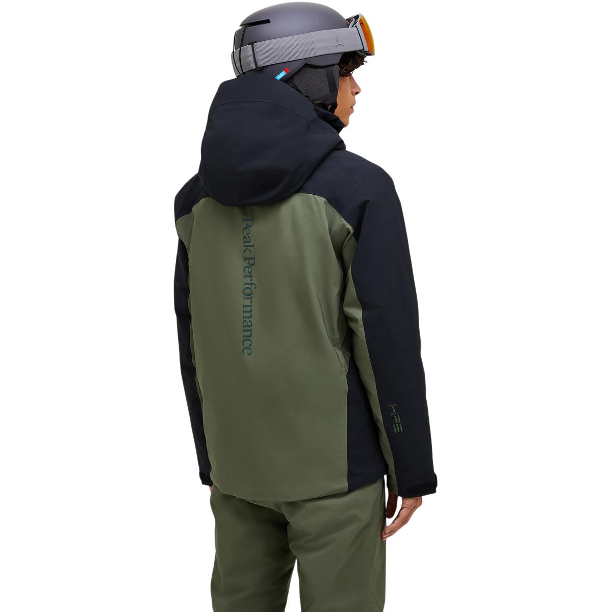 Peak Performance Maroon Blocked Insulate Skijakke Herre PINE NEEDLE/BLACK/