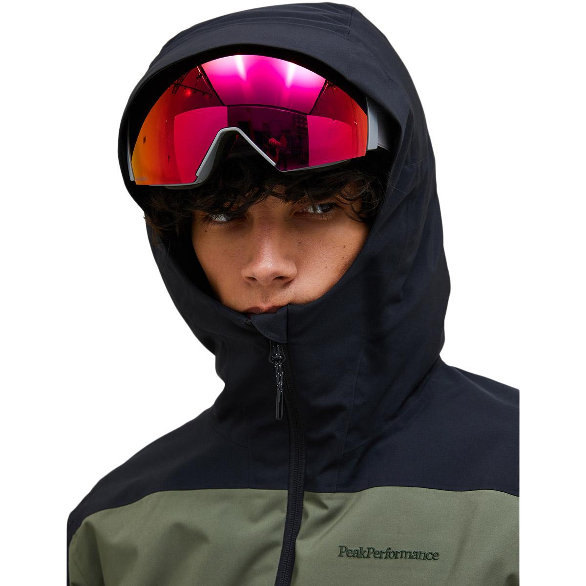Peak Performance Maroon Blocked Insulate Skijakke Herre PINE NEEDLE/BLACK/