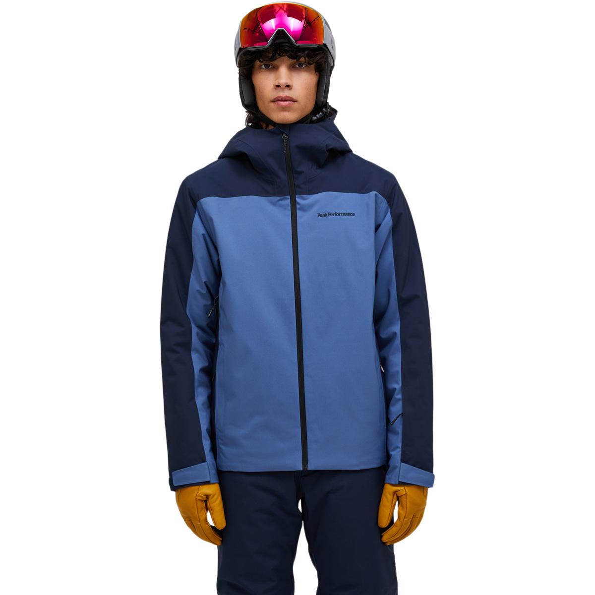 Peak Performance Maroon Blocked Insulate Skijakke Herre SUMMIT SKY/BLUE SHADOW/