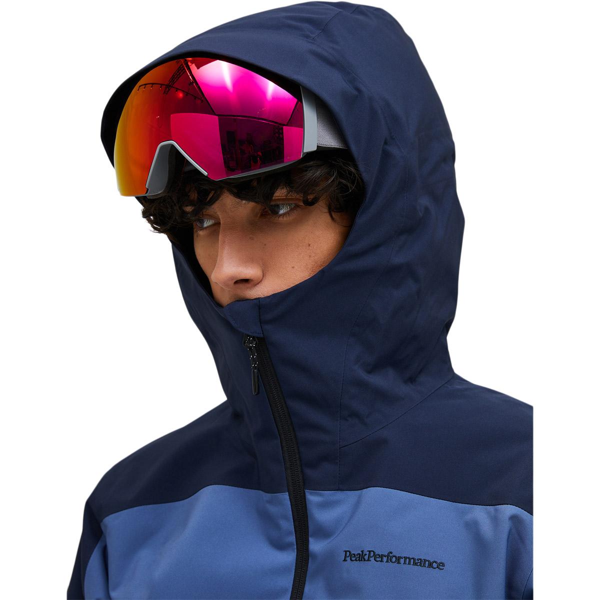 Peak Performance Maroon Blocked Insulate Skijakke Herre SUMMIT SKY/BLUE SHADOW/