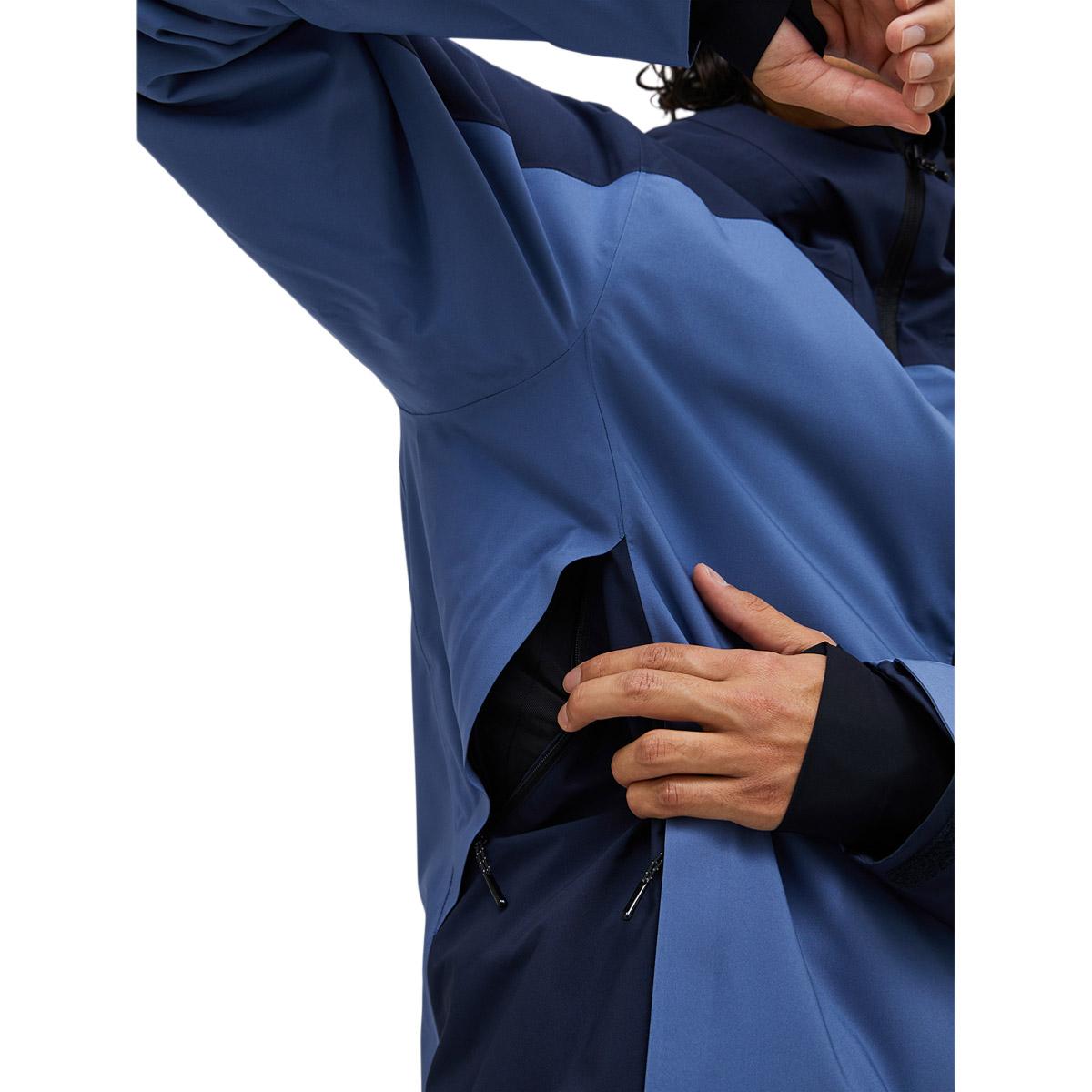Peak Performance Maroon Blocked Insulate Skijakke Herre SUMMIT SKY/BLUE SHADOW/
