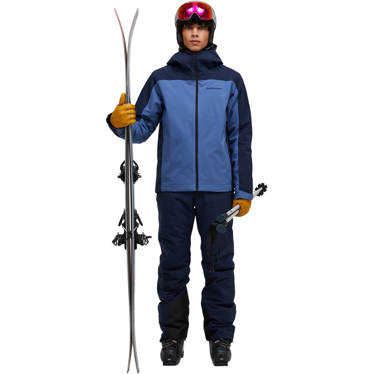 Peak Performance Maroon Blocked Insulate Skijakke Herre SUMMIT SKY/BLUE SHADOW/