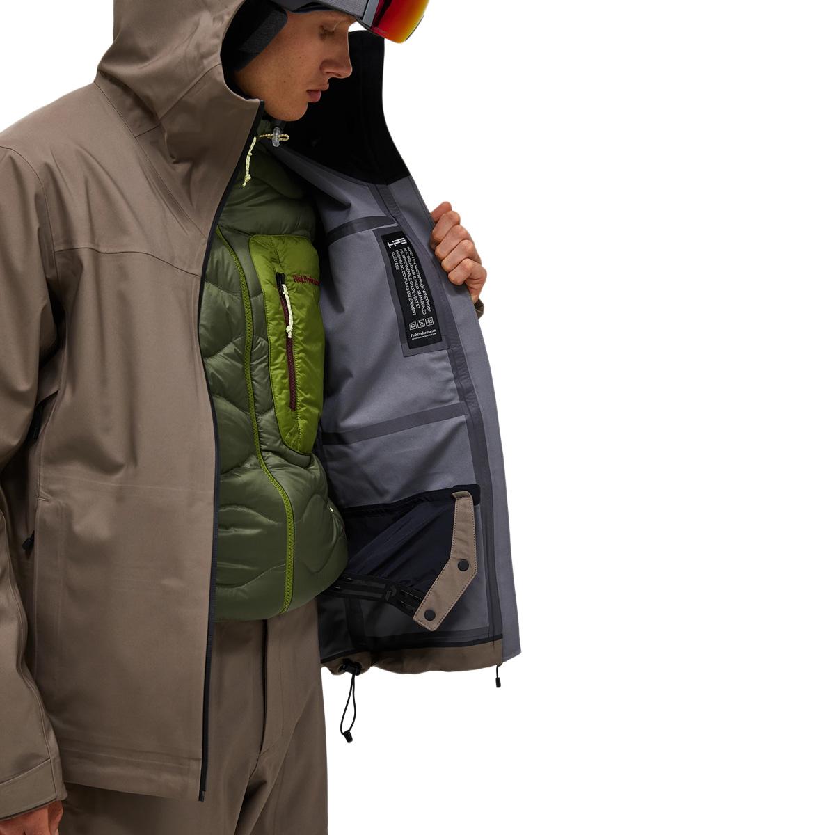 Peak Performance Maroon 3L Skijakke Herre Terrain Tan