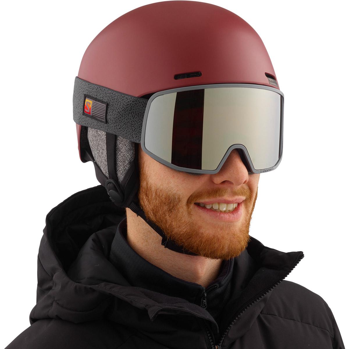 Salomon Brigade+ Skihjelm Red