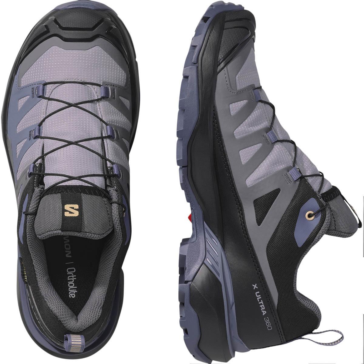 Salomon X Ultra 360 GTX Vandresko Dame Alloy/Grisaille/Black