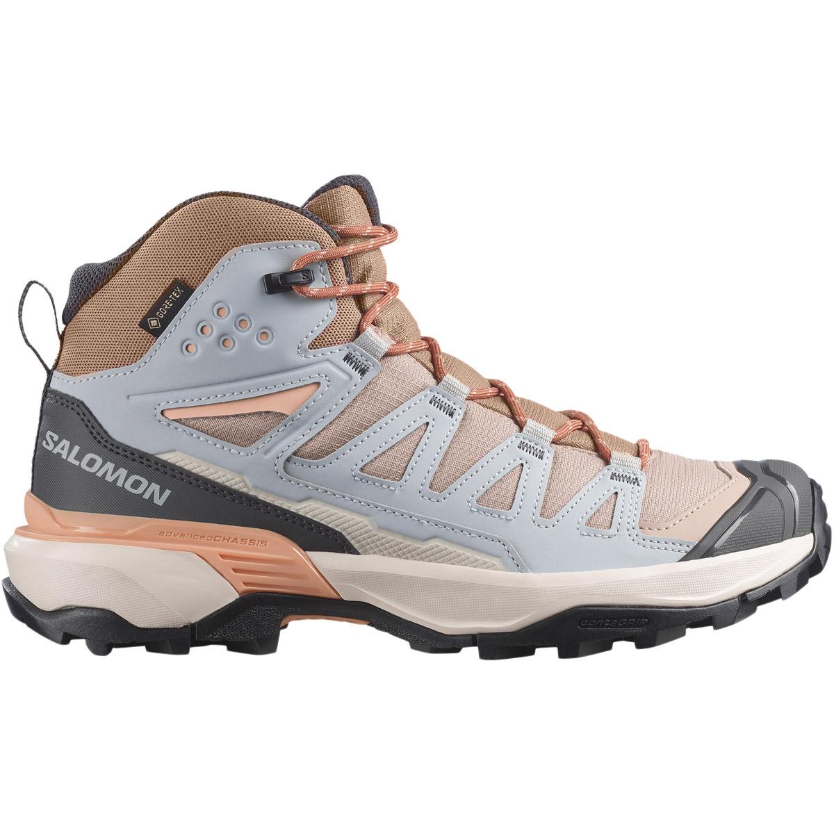 Salomon X Ultra 360 GTX Vandrestøvler Dame Oxford Tan/Pearl Blue/Almond C