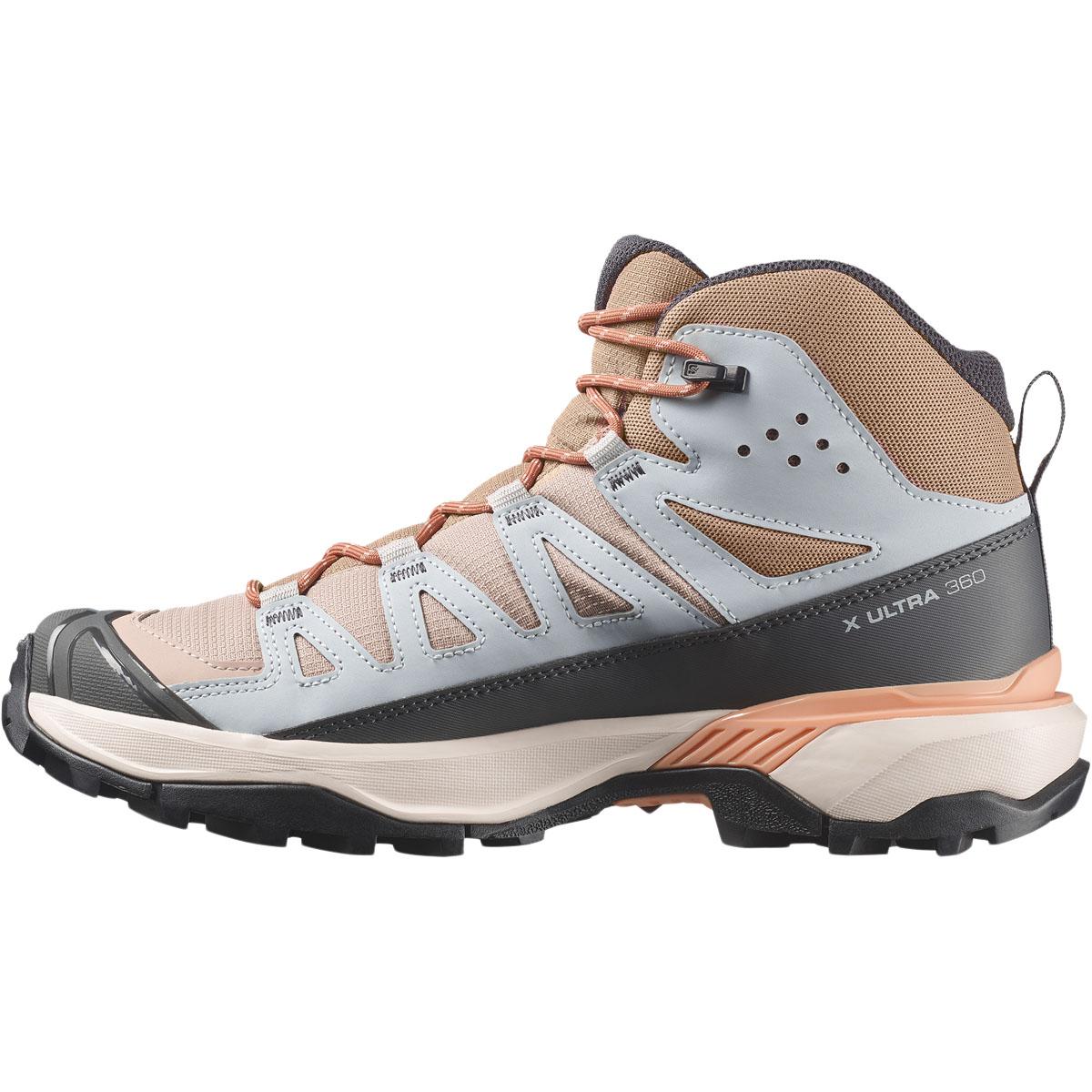 Salomon X Ultra 360 GTX Vandrestøvler Dame Oxford Tan/Pearl Blue/Almond C