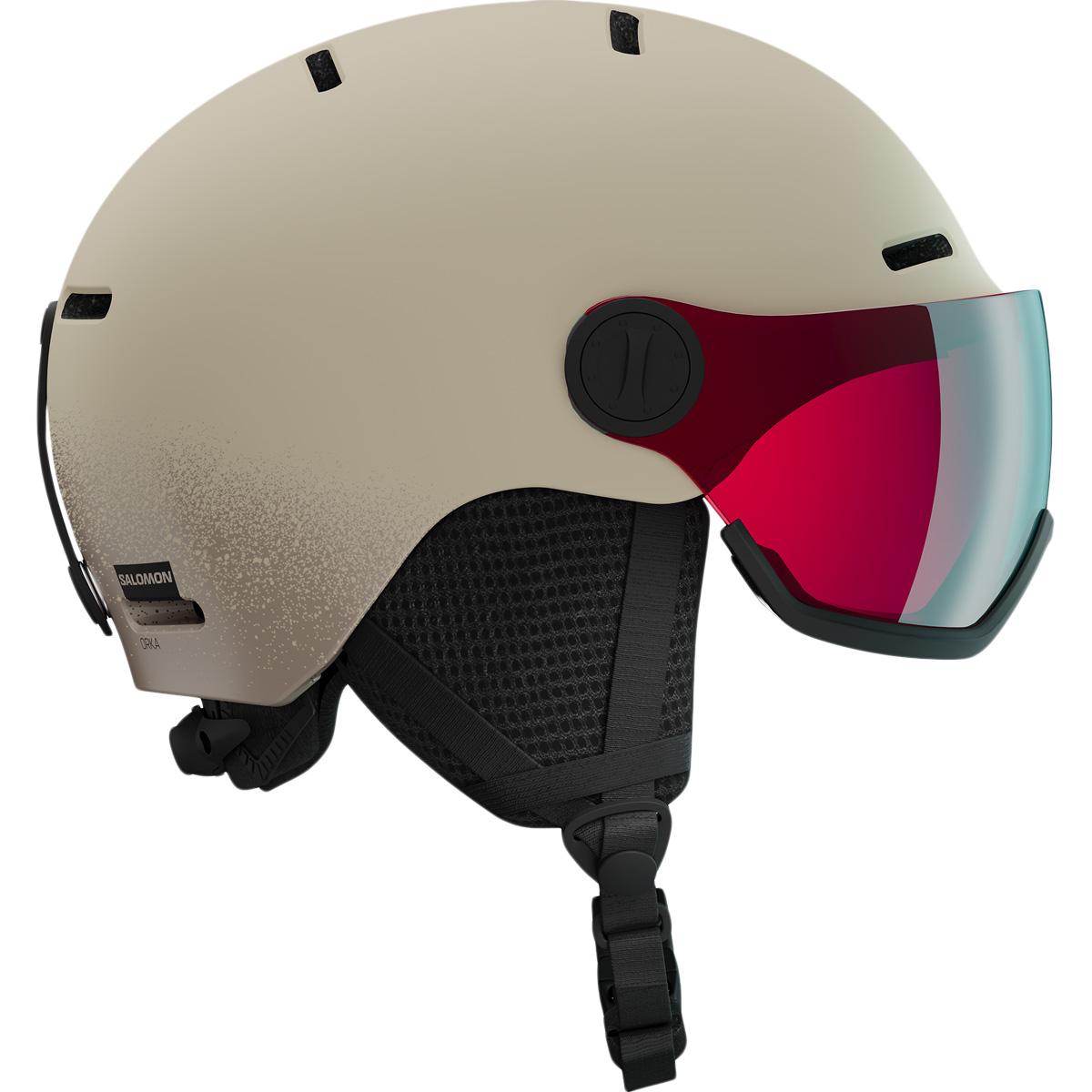 Salomon Orka Visor Skihjelm M/Visir Børn Rainy Day/