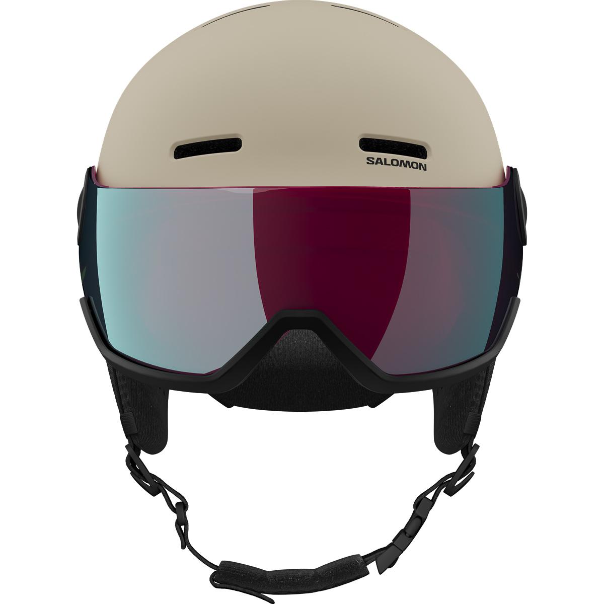 Salomon Orka Visor Skihjelm M/Visir Børn Rainy Day/