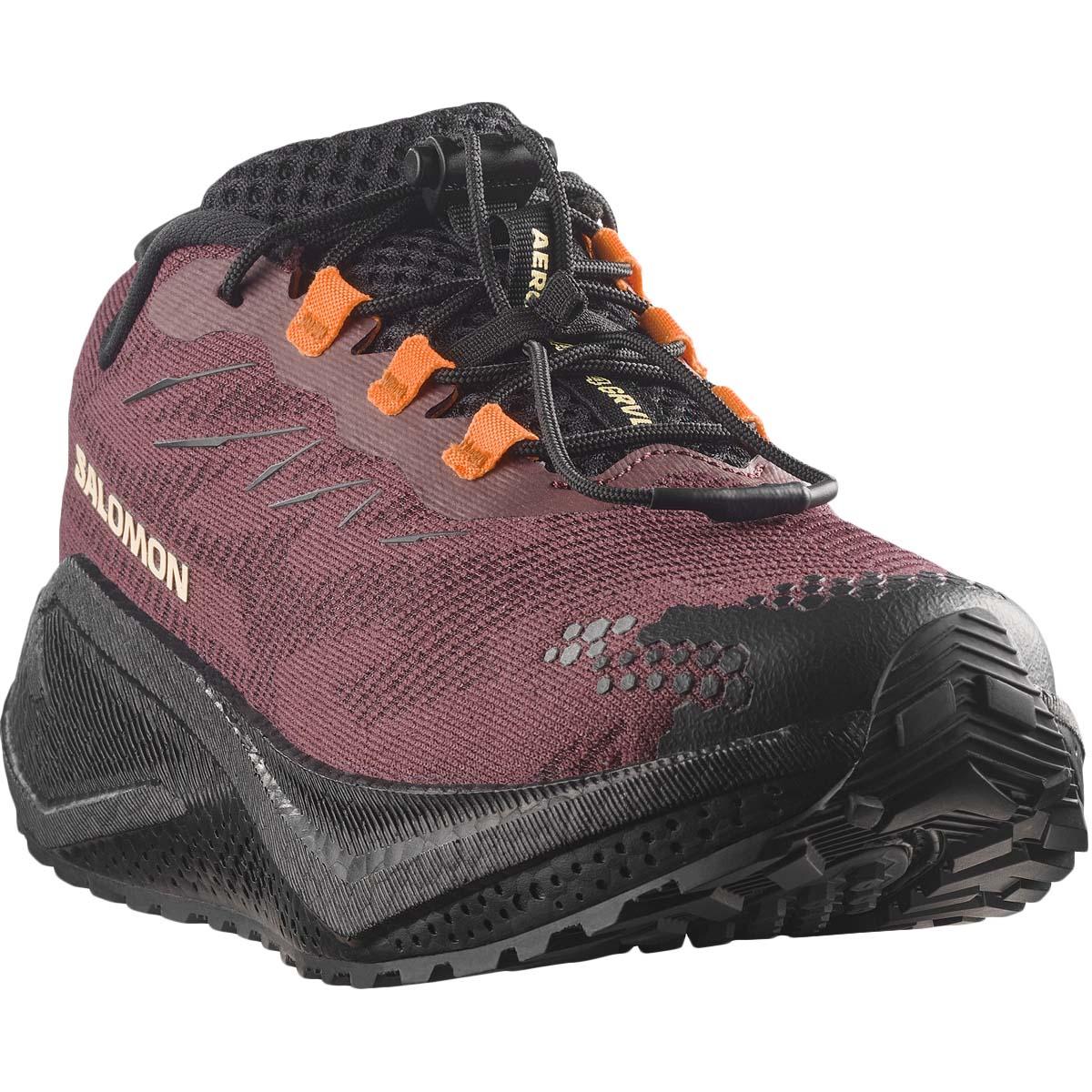 Salomon Aero Blaze 4 Gravel løpesko Dame Huckleberry/Black/Lime Cream