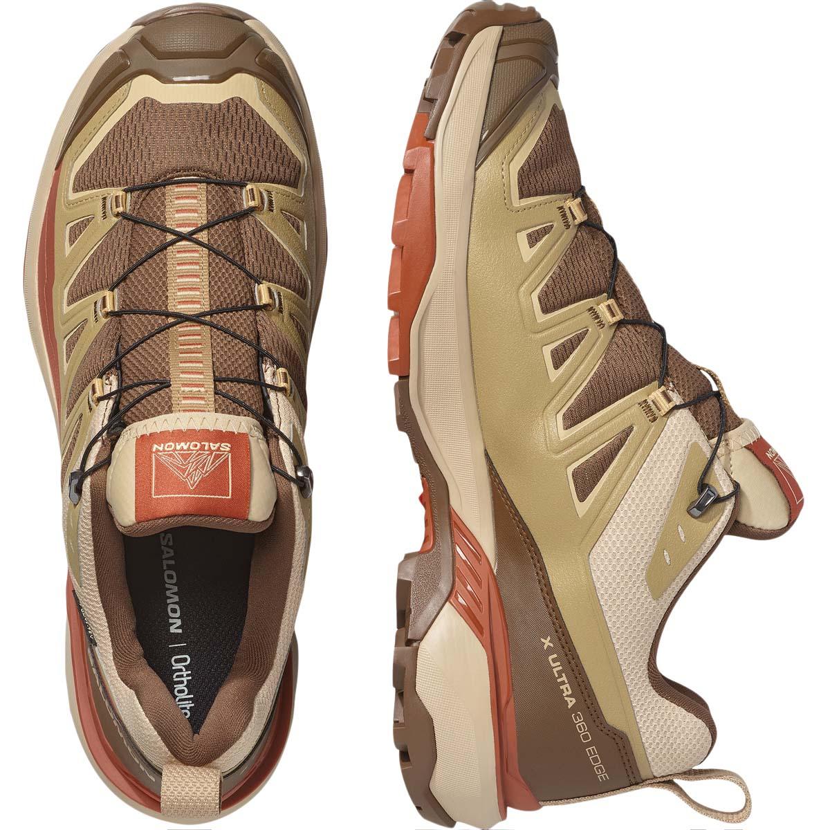 Salomon X Ultra 360 Edge GTX Sneakers Herre Dark Earth/Safari/Arabian Spic