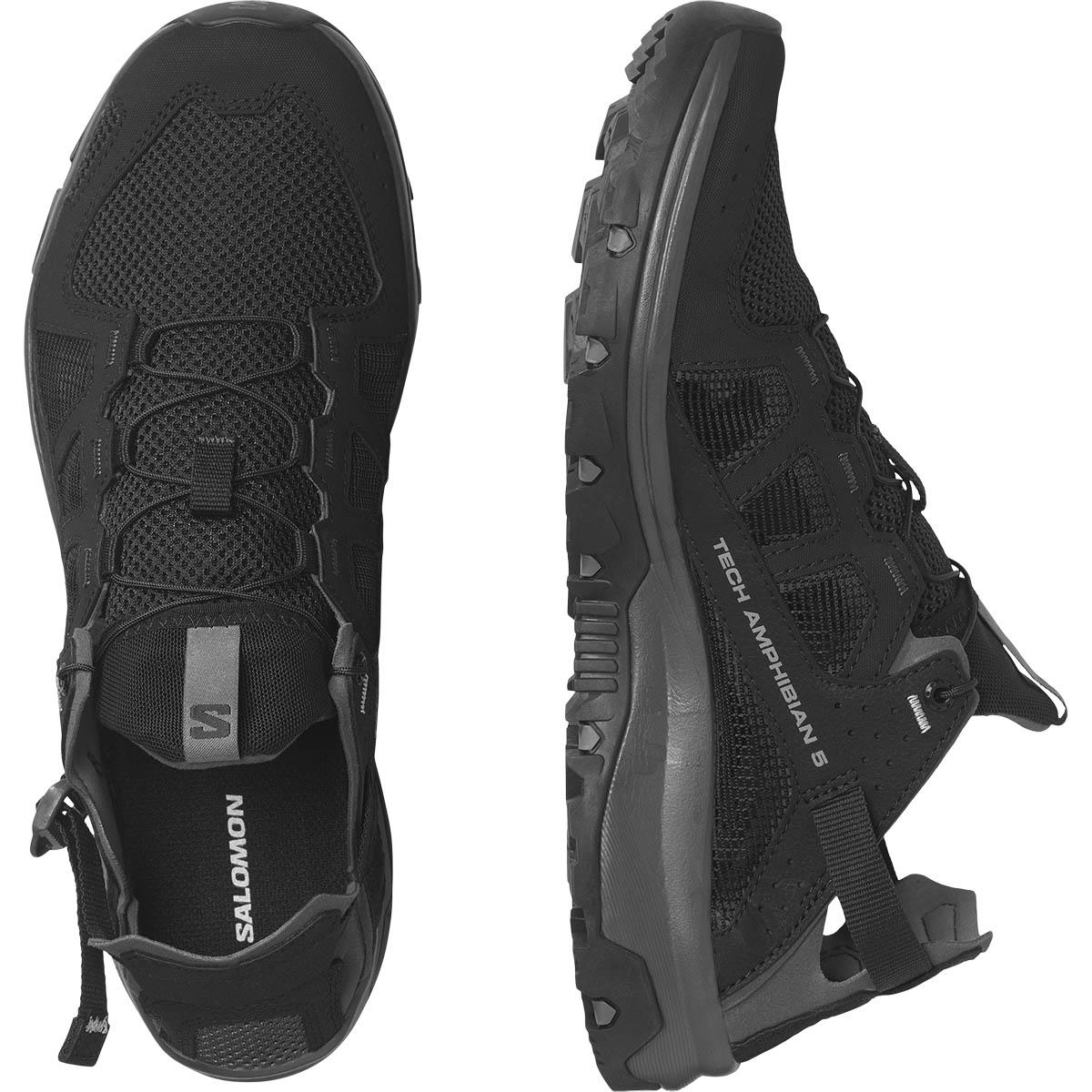 Salomon Techamphibian 5 Vandresko Herre Black/Magnet/Monument