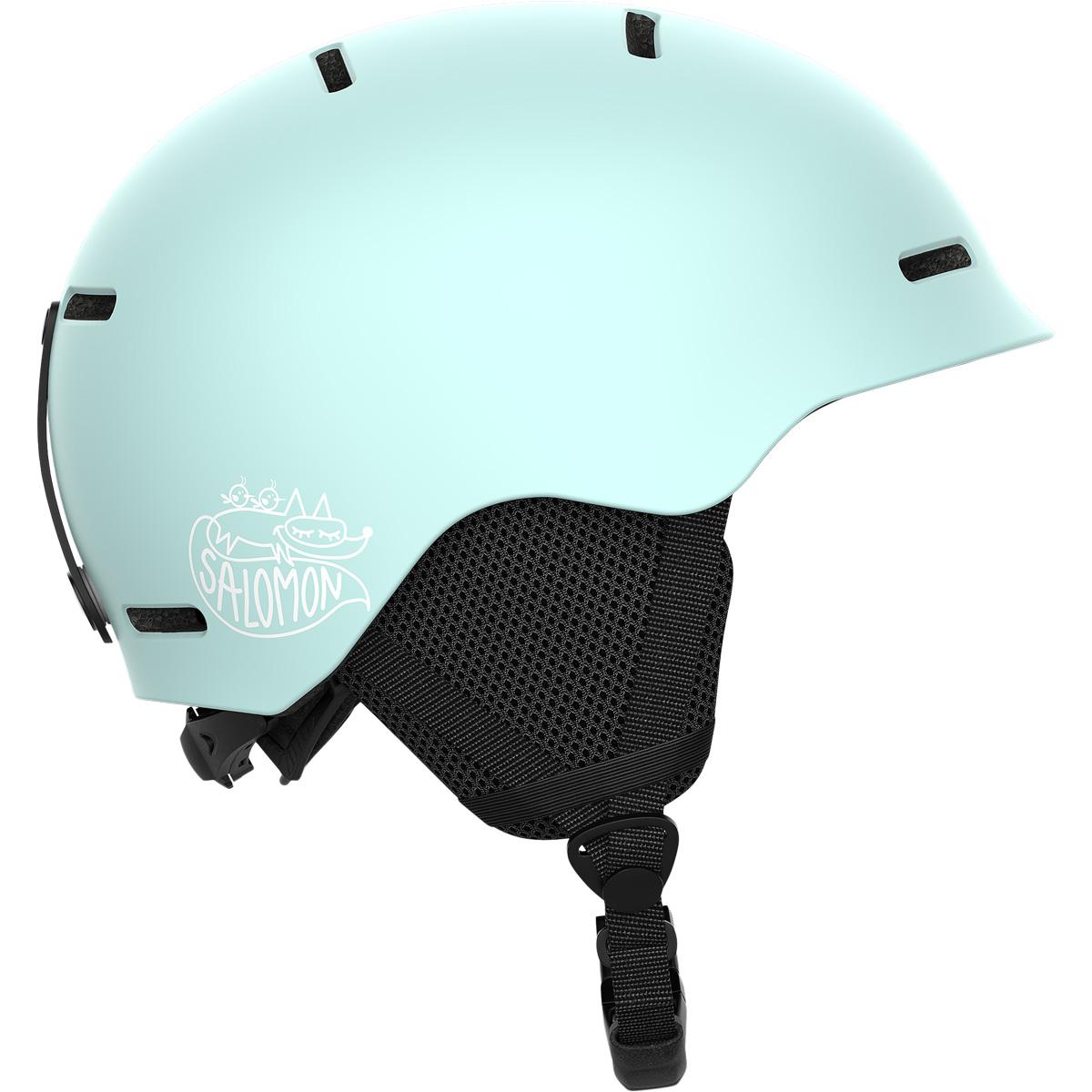 Salomon Orka Skihjelm Børn Bleached Aqua/