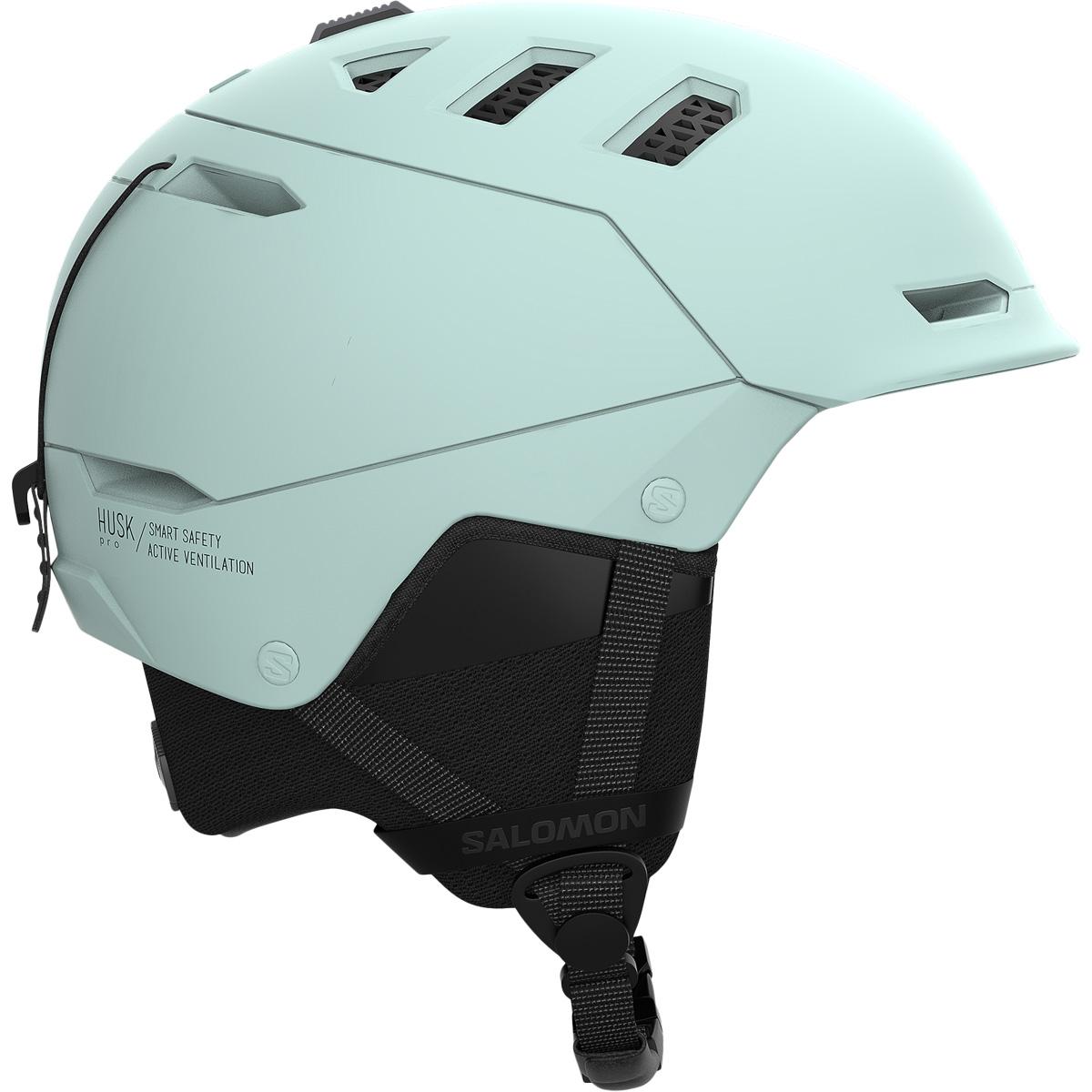 Salomon Husk Pro Mips Skihjelm White Moss/